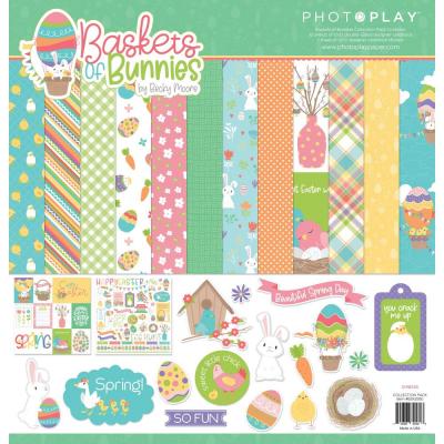 PhotoPlay Baskets Of Bunnies Designpapier - Collection Pack